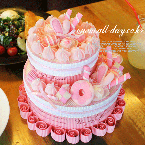 딸기 초코봉봉 골판지케익(케이크선물상자)
