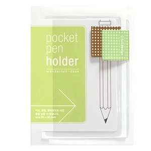 [pocket pen holder (green brown)]